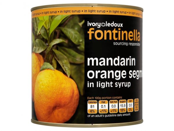 6X2.65 MANDARIN SEGMENT IN SYRUP