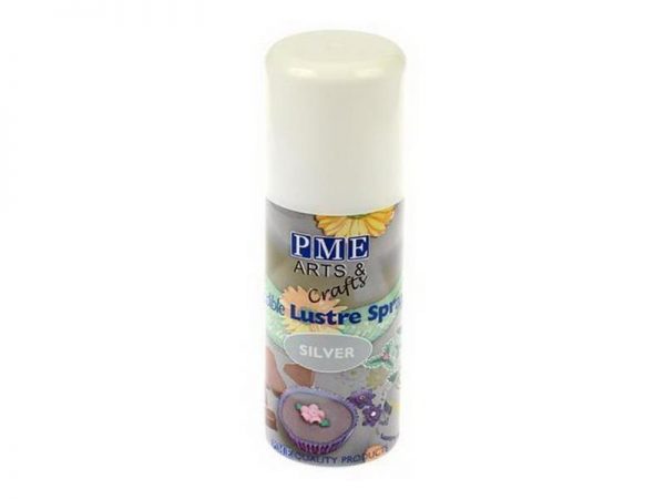 100 ML SILVER EDIBLE LUSTRE SPRAY LS699