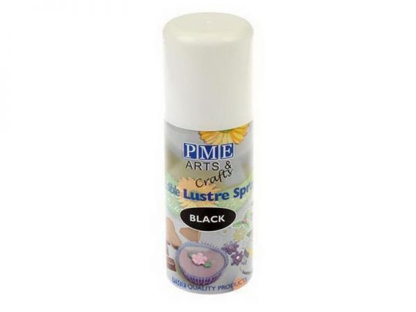 100 ML BLACK EDIBLE LUSTRE SPRAY LS698