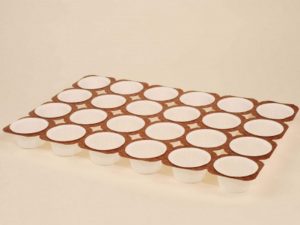 125 PCS NTS 2OZ CUPCAKE TRAYS 50X36 39GSM