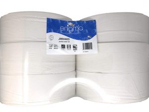 2 PLY JUMBO TOILET ROLL 400M X 86MM X 60MM