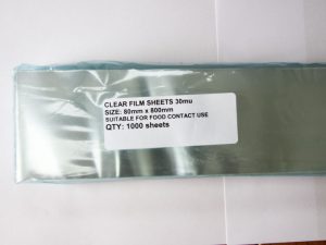 1000 PCS CELLOPHANE SHEETS 30mu 800x80