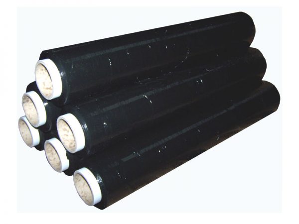 6 x1 BLACK PALLET SHRINK WRAP
