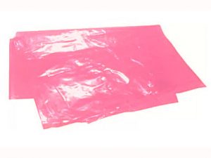 100 PCS RED POLYTHENE RACK COVERS 770X1370X2070MM