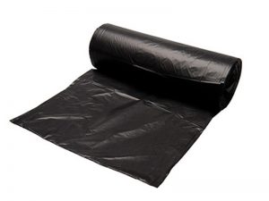 200 PCS *HEAVY DUTY* BLACK REFUSE BAGS" ASH