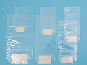1000 PCS 100X220MM CLEAR BLOCK BOTTOM BAGS + SILVER BOARD