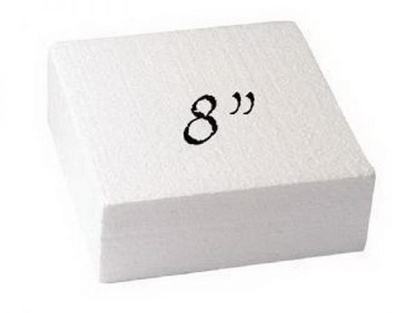 CAKE DUMMY SQUARE 203MM (8")