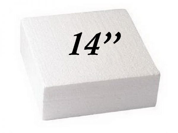 CAKE DUMMY SQUARE 350MM (14")