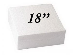 CAKE DUMMY SQUARE 450MM  (18x3")