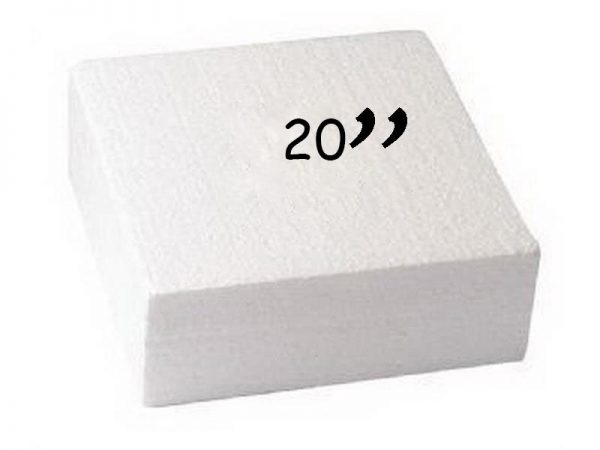 CAKE DUMMY SQUARE 508MM (20x3")