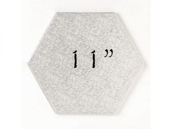 HEXAGONAL CAKE DRUM 11"