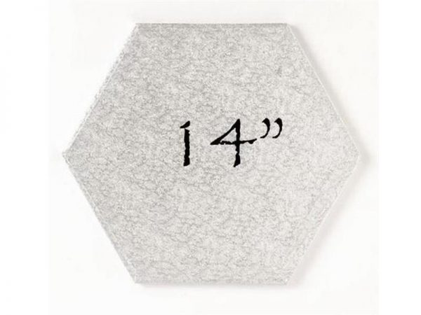 HEXAGONAL CAKE DRUM 14"