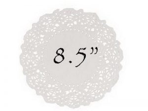 250 PCS DOYLES WHITE ROUND 8.5"