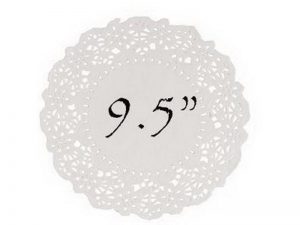 250 PCS DOYLES WHITE ROUND 9.5"