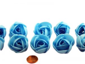 100 PCS MEDIUM WAFFER ROSES BLUE