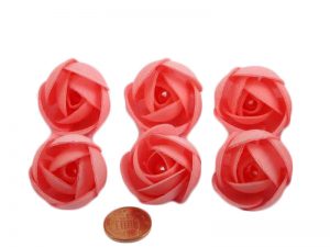 100 PCS MEDIUM WAFFER ROSES PINK