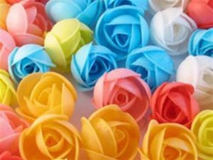 100 PCS MEDIUM WAFFER ROSES MIXED