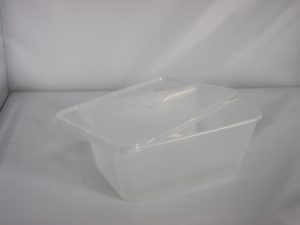 250 PCS CLEAR.MED.DUTY PALST MICROWAV CONTAINER 1000 ML 35oz