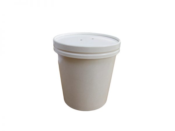 GO-PAK PAPER SOUP CONTAINER & LID COMBO 16 OZ 473ML