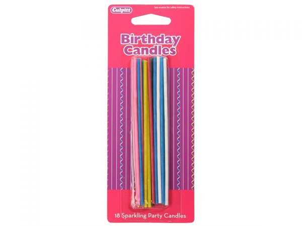 CANDLE BLISTER PACK SPARKLING DP660