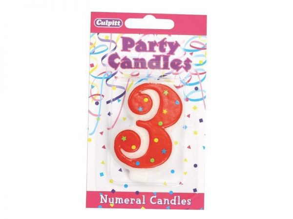 CANDLE-NUMERAL 0 (3) 11921