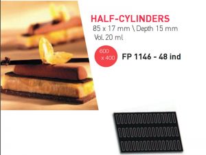 FLEXIPAN® ORIGINE – 48 HALF CYLINDERS (17x85MM) FP 1146
