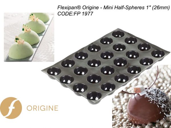 FLEXIPAN® ORIGINE – 45 MINI HALF SPHERES 1"(26MM) FP 1977