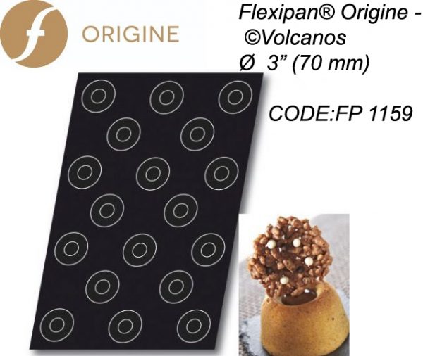 FLEXIPAN® ORIGINE – 18 VOLCANOS Ø  3”(70MM) FP 115