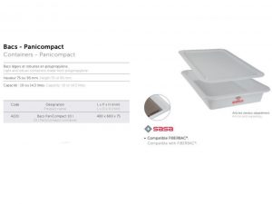 PLASTIC STORAGE CONTAINER 600X400X75   Ref: 4220