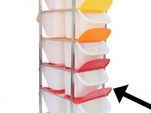 RED PLASTIC LID  FOR CONTAINER 15 L Ref: 3876