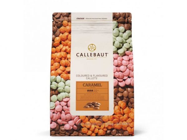 2.5 KG CALLEBAUT CARAMEL FLAVOURED CALLETS