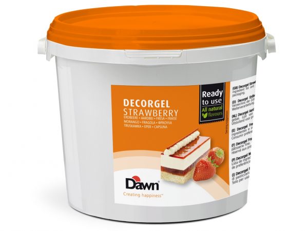 3KG DAWN DECORGEL STRAWBERRY