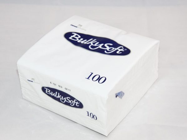 33 CM 4 FOLD WHITE 2 PLY NAPKINS PACKED 2000  PCS