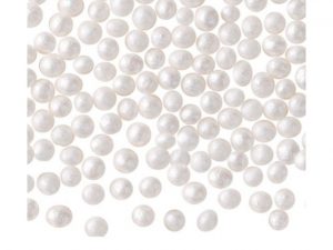 1.2 KG WHITE SOFT PEARLS 4MM *096809*