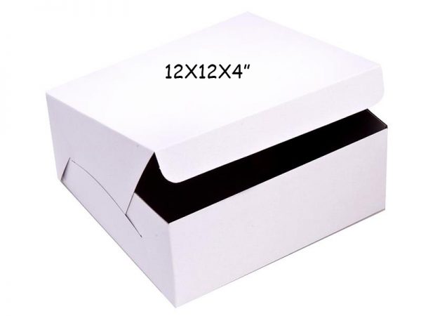 CAKE BOXES 12X12X4"