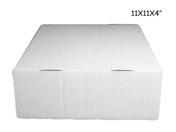 50 PCS 11X11X4" B FLUTE CAKE BOX