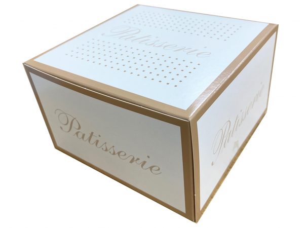 100 PCS CAKE BOXES 'PATISSERIE' 13/5