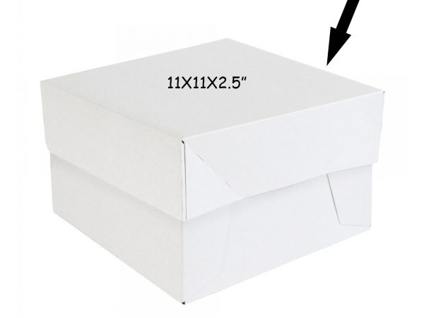 50 PCS WEDDING BOXES LID 11X11X2.5"