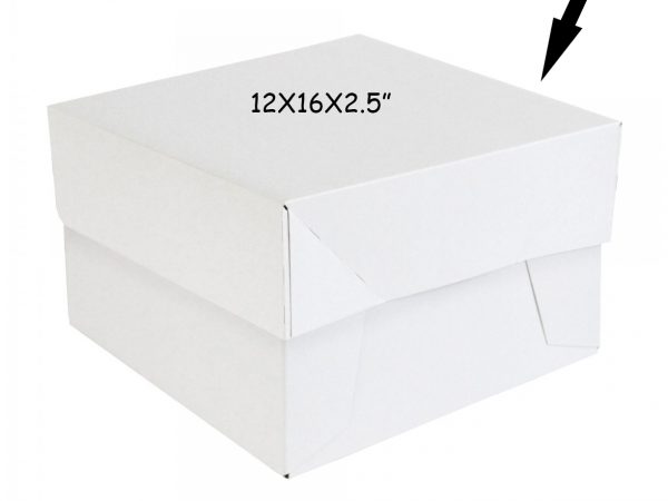 25 PCS WEDDING BOXES LID 12X16X2.5"