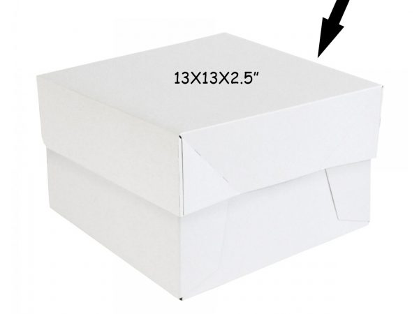 50 PCS WEDDING BOXES LID 13X13X2.5"