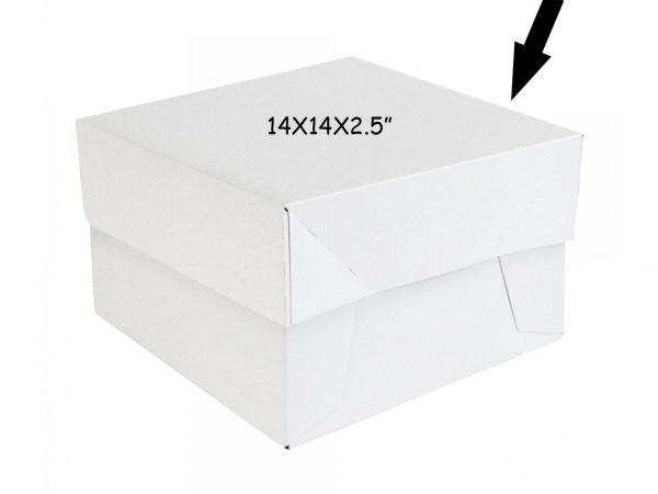 50 PCS WEDDING BOXES LID 14X14X2.5"