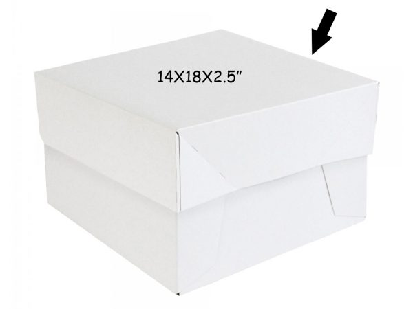 25 PCS WEDDING BOXES LID 14X18X2.5"