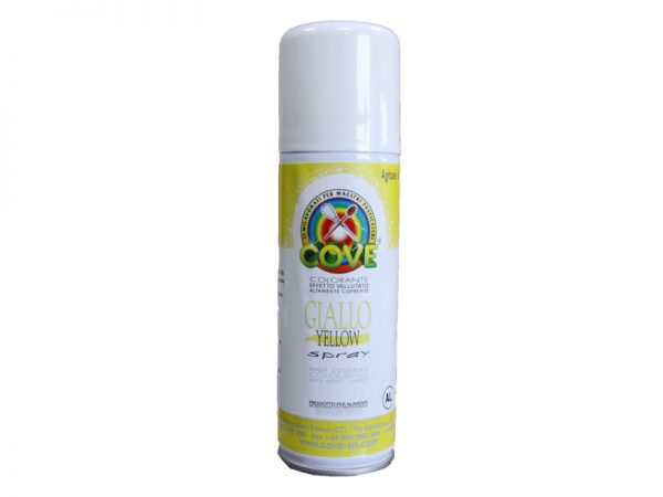 100 ML COLOURING YELLOW SPRAY WITH VELVET EFFECT