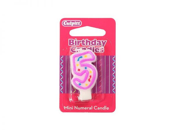 40MM CANDLE-NUMERAL (5)