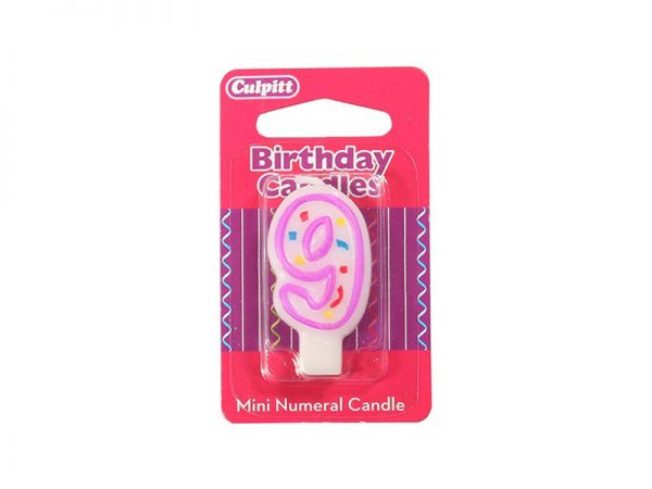 40MM CANDLE-NUMERAL (9)