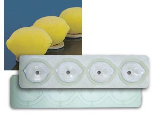 SILICONE MOULD LEMON 4 PCS 70MM