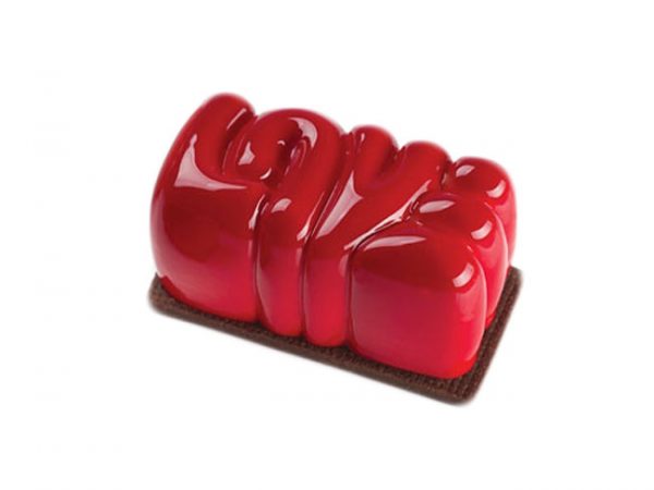 PAVONI MOULD 15 PCS PAVOFLEX LOVELY 80X43X36MM 90ML HEART