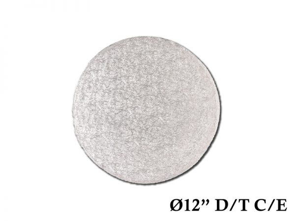SILVER CARD ROUND 12" C/E D/T
