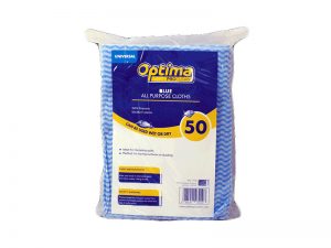 50 BLUE ALL PURPOSE OPTIMA UNIVERSAL CLOTHS