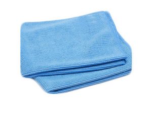 10 PCS SINGLE MICROFIBRE CLOTHS BLUE 30 GR 40X40CM